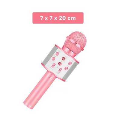 PACK4 DISPOSITIVO DE KARAOKE BLUETOOTH ORO ROSADO PARA CANTAR Y DIVERTIRSE - 4