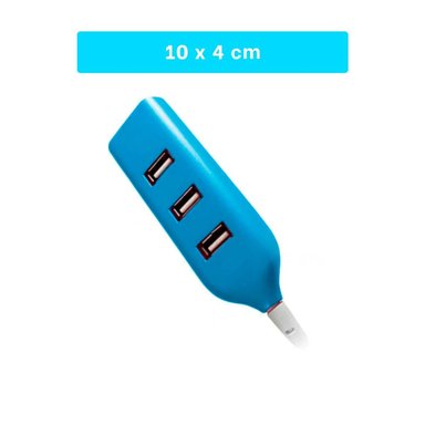 PACK2 CAJA ALTA VELOCIDAD USB 4 PUERTOS TURQUEZA FACIL DE TRANSPORTAR Y FUNCIONAL - 4