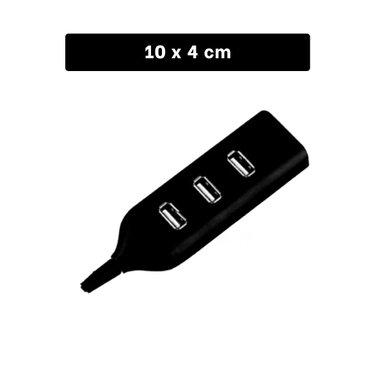 PACK2 CONECTOR ALTA VELOCIDAD USB 4 PUERTOS NEGRO FUNCIONAL Y ADAPTABLE Y+REGALO STICKER - 4
