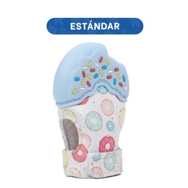 MORDEDOR EN COLOR CELESTE EN FORMA DE DONA PARA DENTICION INFANTIL Y+LIGAS REGALO - 4