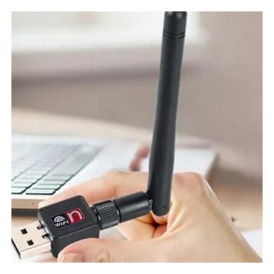 PACK12 RECEPTOR WIFI USB LIGERO PARA SENAL ESTABLE Y CONEXION CONTINUA NEGRO - 2