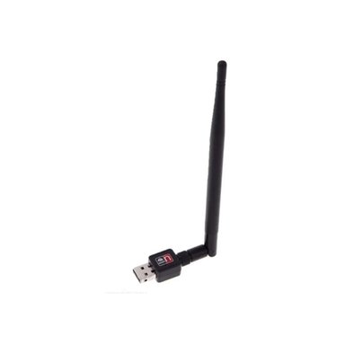CONECTOR USB WIFI PORTATIL PARA SENAL ESTABLE Y RAPIDA COLOR NEGRO Y+REGALO STICKER - 3