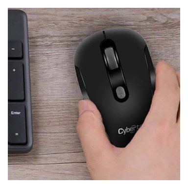 PACK6 CONTROLADOR PORTATIL CYBERTEL NEGRO DISEÑO ERGONOMICO Y+REGALO STICKER - 1