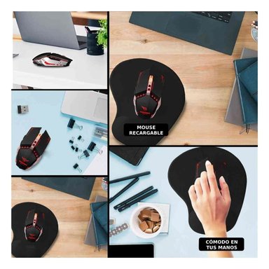 ACCESORIO GAMER RANGERX NEGRO PARA PC GAMER CON ESTRUCTURA Y+POST IT - 5