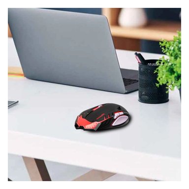 PACK2 DISPOSITIVO GAMER ALIEN NEGRO PARA JUEGOS CON TACTO FIRME - 3