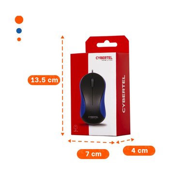 PACK6 CONTROLADOR CYBERTEL AZUL Y NEGRO USB PARA OFICINA Y HOGAR Y+PAPEL REGALO - 4