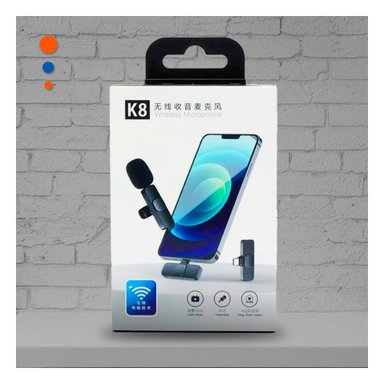 PACK4 TRANSMISOR INALAMBRICO SOLAPERO NEGRO MODERNO PARA PODCAST MOVIL Y+REGALO STICKER - 5