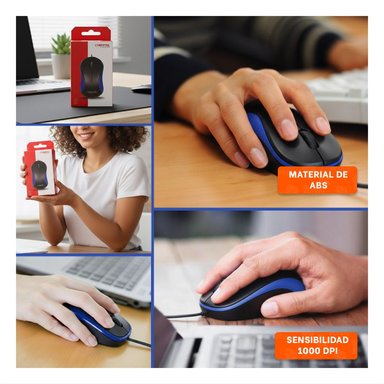 DISPOSITIVO CYBERTEL AZUL Y NEGRO GAMER PARA ESCRITORIO Y+LIGAS REGALO - 5