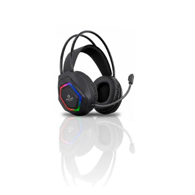 PACK6 CASCOS NEGRO GAMER PRO CON MICROFONO PARA CONSOLA Y COMPUTADORA Y+REGALO STICKER - 2