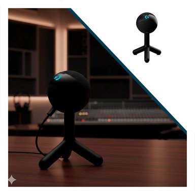 EQUIPO QUE OPTIMIZA AUDIO EN JUEGOS Y STREAMING CIRCULAR NEGRO Y+POST IT - 1