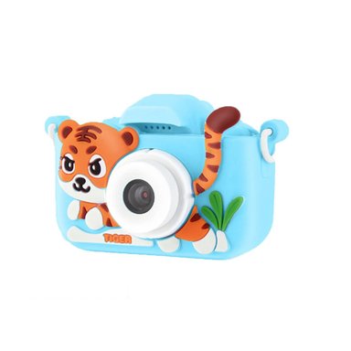 PACK2 SISTEMA FOTOGRAFICO PARA RECUERDOS CON ESTAMPADO DE TIGRE CELESTE Y+REGALO STICKER - 2