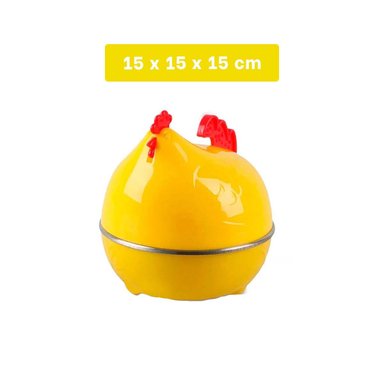 COCEDOR PRACTICO GALLINA DE HUEVOS AMARILLO ELECTRICO Y+POST IT - 4