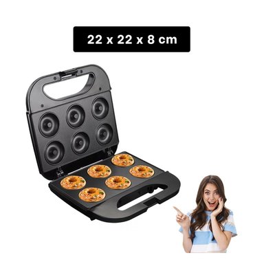 PACK6 EQUIPO DE REPOSTERIA 6 DONAS EN NEGRO CON COCCION UNIFORME Y+PAPEL REGALO - 4