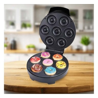 PACK4 ELECTRODOMESTICO ELECTRICO PARA 7 MINI DONAS DONUT MAKER Y+REGALO STICKER - 3
