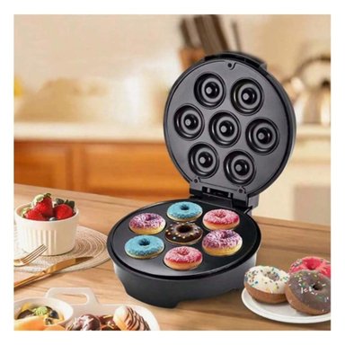 PACK4 ELECTRODOMESTICO ELECTRICO PARA 7 MINI DONAS DONUT MAKER Y+REGALO STICKER - 5