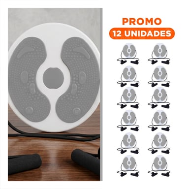 PACK12 TABLA FUNCIONAL DE ABDOMEN CON LIGAS FIT PLOMO Y+REGALO STICKER - 1