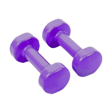 PACK4 MANCUERNA RESISTENTE MORADO 2 KG PARA CASA Y+PAPEL REGALO - 3