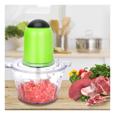 PACK4 PICADORA COMPACTA DE ALIMENTOS 2L VERDE MODERNA PARA COCINA - 3
