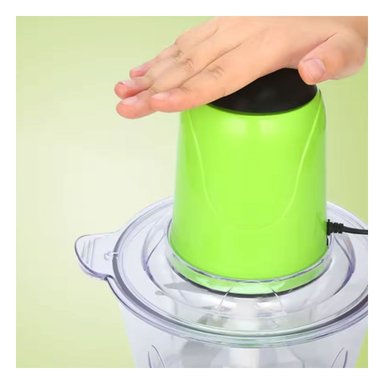 PACK4 PICADORA COMPACTA DE ALIMENTOS 2L VERDE MODERNA PARA COCINA - 5