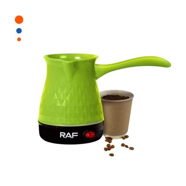 MAQUINA TURCA DE PLASTICO Y ACERO INOXIDABLE 500ML VERDE PARA COMPARTIR Y+LIGAS REGALO - 3