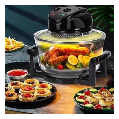 PACK2 COCINA 3 EN 1 12 LITROS COLOR NEGRO Y TRANSPARENTE VERSATIL Y FACIL DE USAR - 5