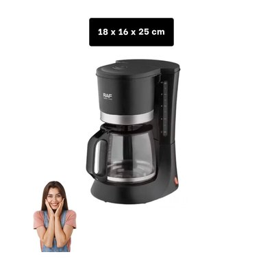 PACK4 DISPOSITIVO POTENTE 1.2L NEGRO PARA PREPARAR CAFÉ FRESCO - 4