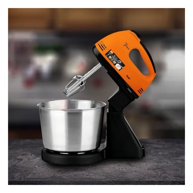 PACK4 TRITURADORA MODERNA PEDESTAL 2L CON TAZON NARANJA Y+REGALO STICKER - 3