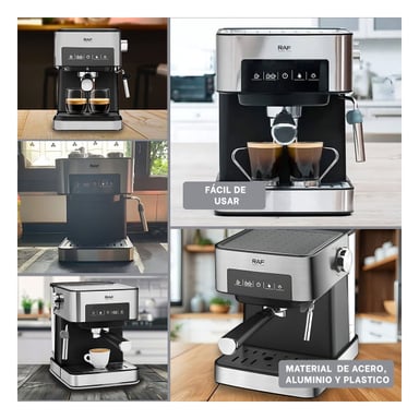 CAFETERA DIGITAL 1.6L PLATEADO PARA LA CASA Y+POST IT - 1