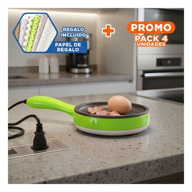 PACK4 ELECTRODOMESTICO RAPIDO VERDE LIMON DE ESTILO MODERNO PARA COCINAR DIARIO Y+PAPEL REGALO - 1