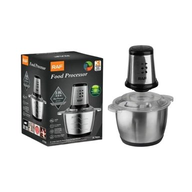 BATIDORA 3L DE ALIMENTOS COLOR GRIS PARA PREPARAR BATIDOS Y+LIGAS REGALO - 3