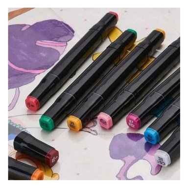 PACK4 ROTULADORES DOBLE PUNTA LETTERING ARTISTICO 48 UNIDADES TOUCH Y+PAPEL REGALO - 2