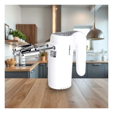 DISPOSITIVO ELECTRICO PARA BATIR Y MEZCLAR EN COCINA HOGAR Y+PAPEL REGALO - 5