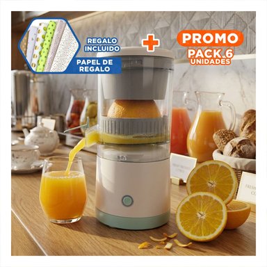 PACK6 HERRAMIENTA PARA EXPRIMIR NARANJAS ELECTRICA HOGAR Y+PAPEL REGALO - 1