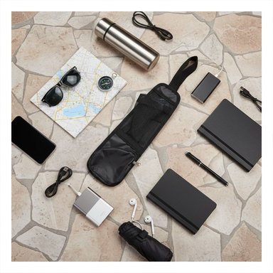 PACK12 FUNDA ORGANIZADORA PARA ASIENTO DE AUTO NEGRO CON AJUSTE SEGURO - 3