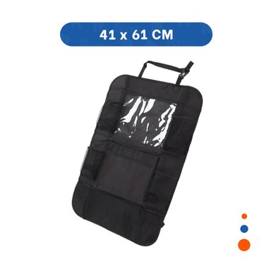 PACK4 ACCESORIO INTERIOR PARA RESPALDO DE ASIENTO DE COCHE NEGRO Y+PAPEL REGALO - 4