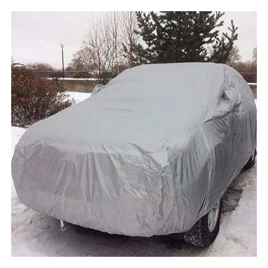 PACK2 PROTECTOR VEHICULAR L 480X175X120CM GRIS RESISTENTE Y+REGALO STICKER - 3