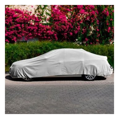 PACK2 PROTECTOR VEHICULAR L 480X175X120CM GRIS RESISTENTE Y+REGALO STICKER - 5