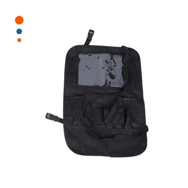 BOLSO PARA AUTO EN RESPALDO DE ASIENTO NEGRO CON BOLSILLOS Y+LIGAS REGALO - 3