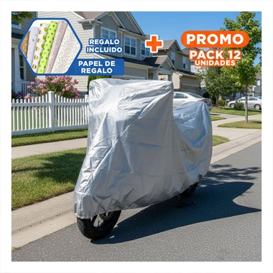 PACK12 CUBIERTAS DURADERAS PARA MOTO DE ALTA CALIDAD Y+PAPEL REGALO - 1