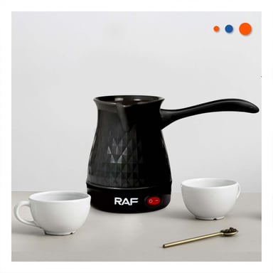 PACK2 PAVA TURCA DE 500ML CON PLASTICO Y ACERO INOXIDABLE NEGRO PARA CHOCOLATE Y+PAPEL REGALO - 2