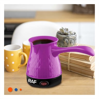 PACK6 DISPOSITIVO POTENTE DE PLASTICO 500ML MORADO TURCO ACERO INOXIDABLE - 2
