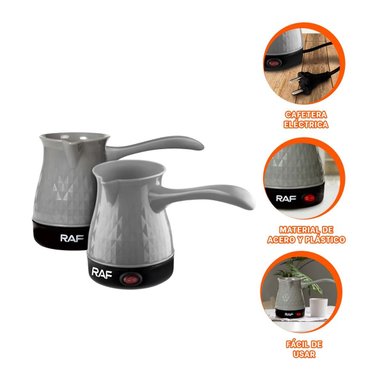 APARATO TURCO DE ACERO INOXIDABLE Y PLASTICO 500ML PLOMO DE USO DIARIO - 3