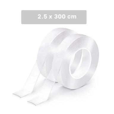 PACK12 ADHESIVO PARA HOGAR DOBLE CONTACTO DE 3 METROS MULTIFUNCIONAL - 4
