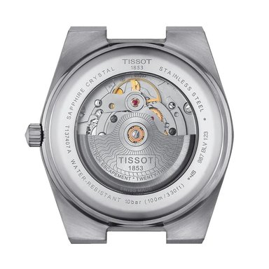 RELOJ PARA HOMBRE PRX POWERMATIC 80 PLATA Y NEGRO - 3