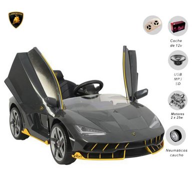 CARRO A BATERÍA PARA NIÑOS 'CENTENARIO' BLACK LICENCED - 1