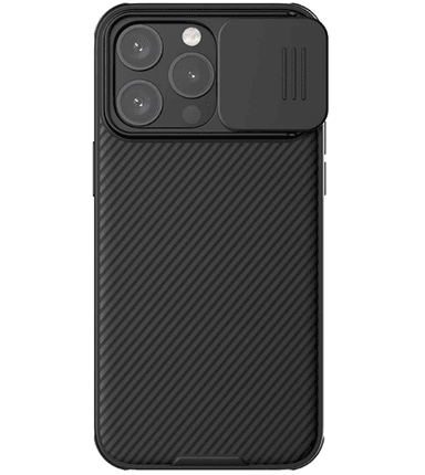 CASE IPHONE 15 PRO MAX NILLKIN FUNDA CAMSHIELD HIBRIDA NEGRO - 1