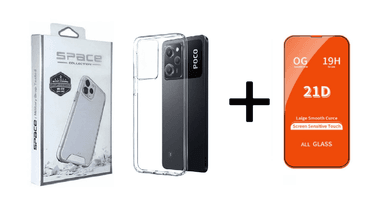 CASE XIAOMI POCO X5 PRO SPACE + VIDRIO TEMPLADO - 1