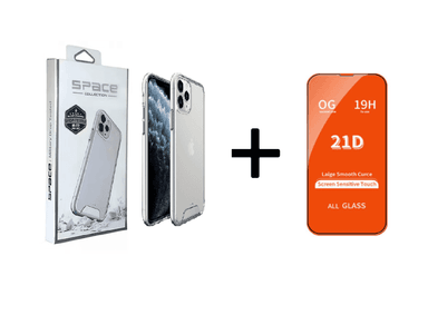 CASE IPHONE 11 PRO SPACE + VIDRIO TEMPLADO - 1