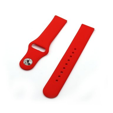 CORREA PARA SAMSUNG AMAZFIT 22MM SILICON ROJO - 2