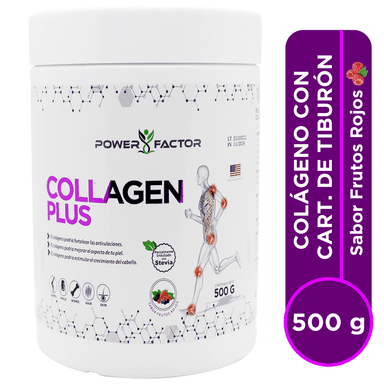 COLÁGENO POWER FACTOR POLVO COLLAGEN PLUS FRASCO 500 G - 1